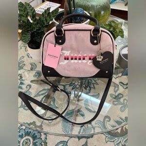 Juicy Couture Pink Velour Bag NWT
